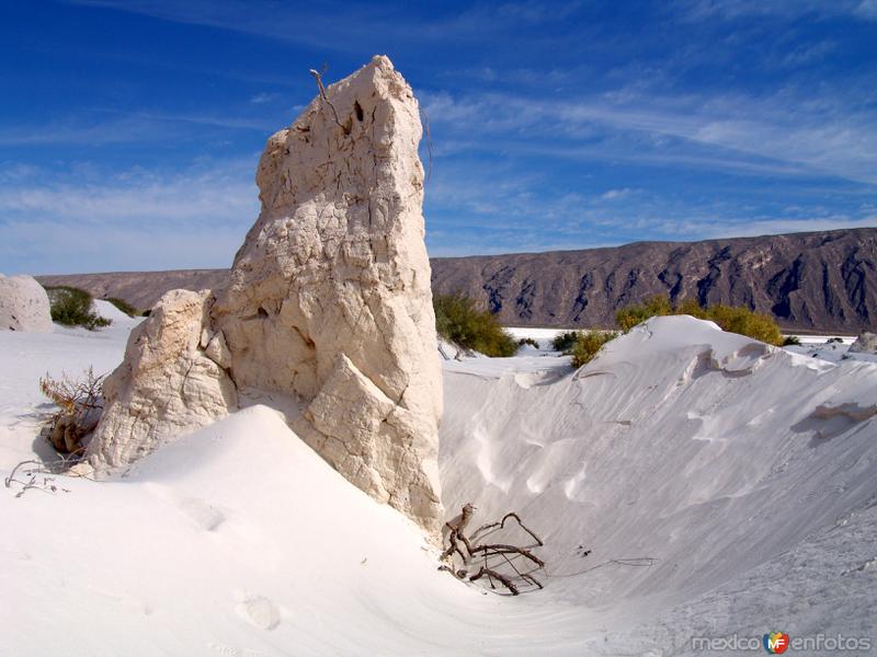 Arenas blancas de las Dunas de Yeso