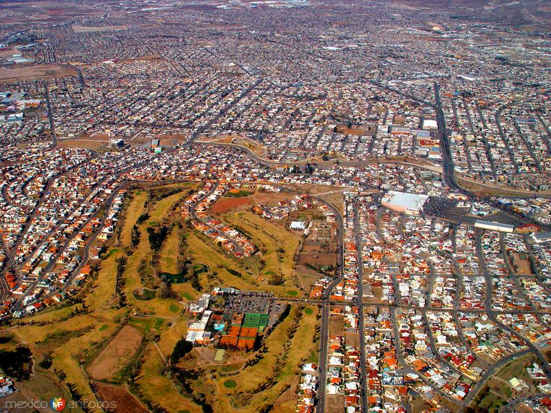 Vista aérea de la ciudad de Chihuahua