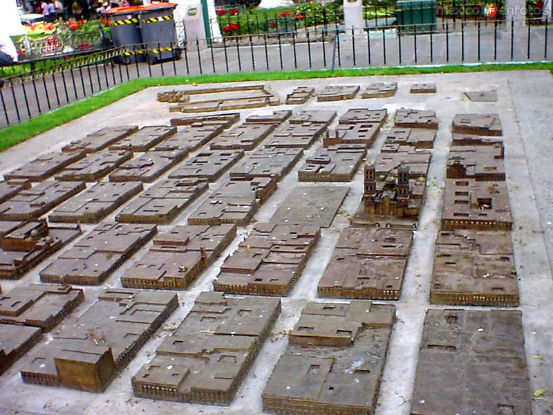 Altorrelieve del centro histórico de Puebla