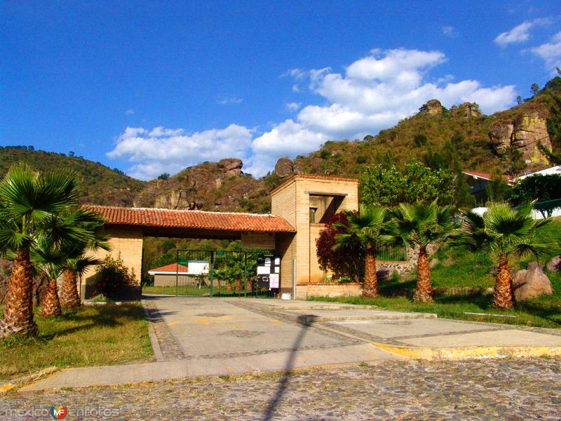 Entrada al parque ecológico Las Peñas