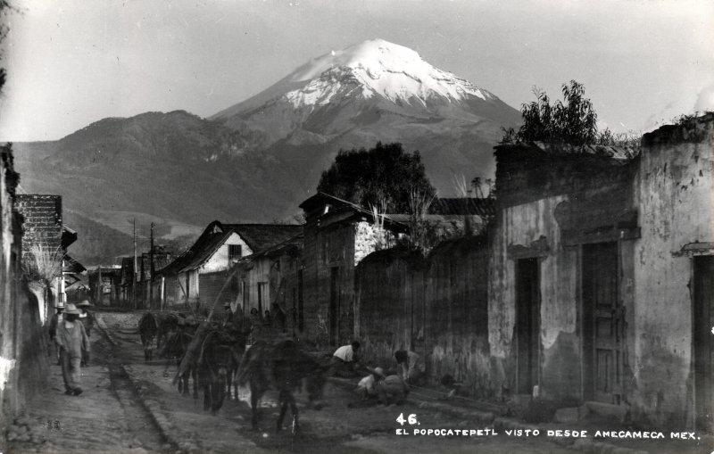 Volcán Popocatépetl visto desde Amecameca