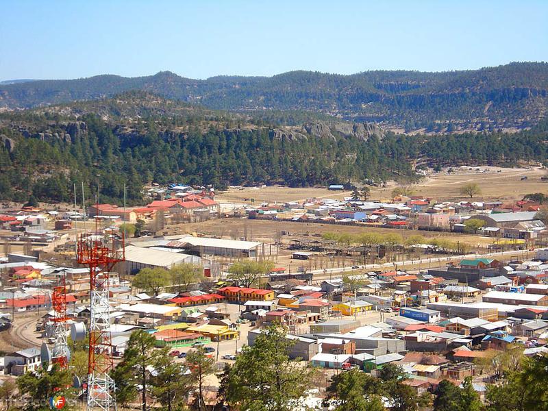 Vista panorpamica de Creel