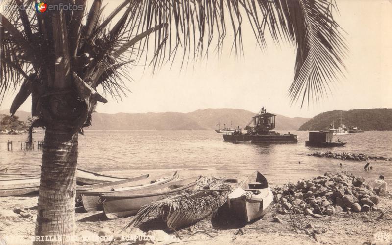 Orilla del Malecón de Acapulco