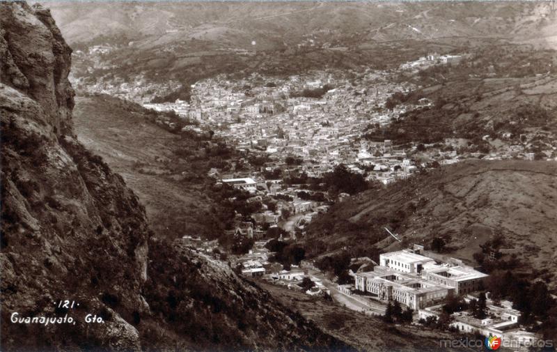 Vista panorámica de Guanajuato