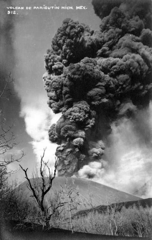 Erupción del Volcán Paricutín