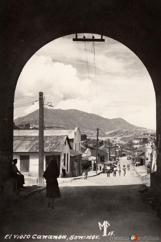 Calle típica de Cananea