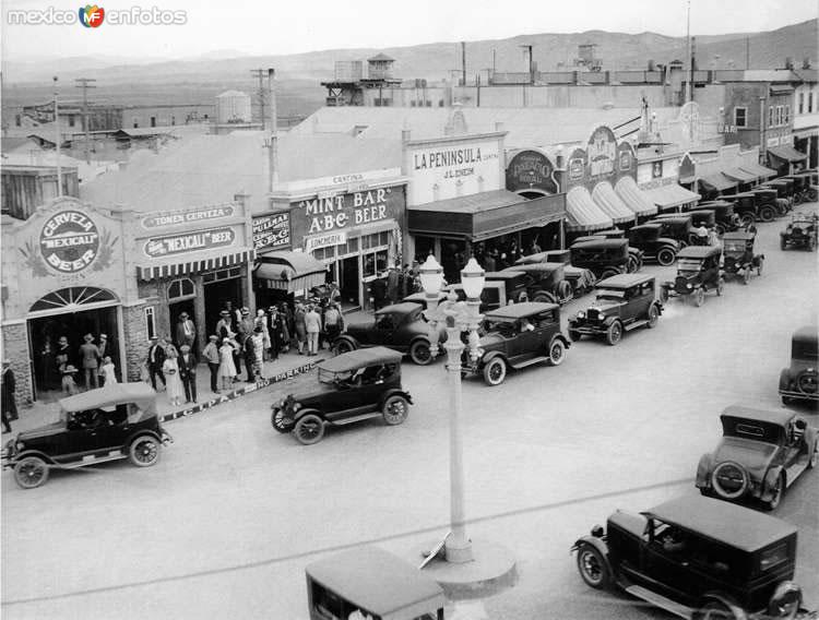 Avenida Principal de las calles del centro de tijuana