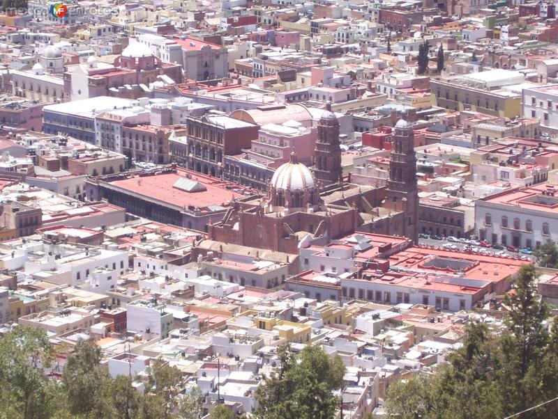 catedral de zacatecas vista desde el cerro de la bufa