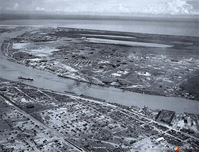 Panoramica del Rio Panuco y colonia el Golfo en 1930