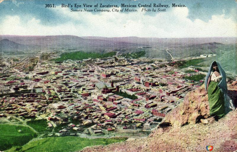 Vista panorámica de Zacatecas