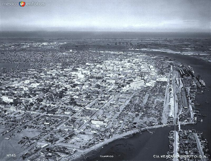 Panoramica de Tampico en 1930