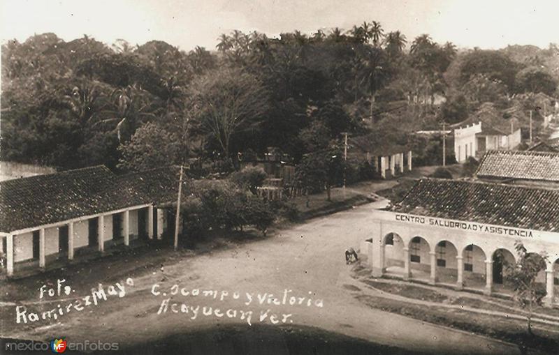 1930-40. CALLES MELCHOR OCAMPO Y GUADALUPE VICTORIA.