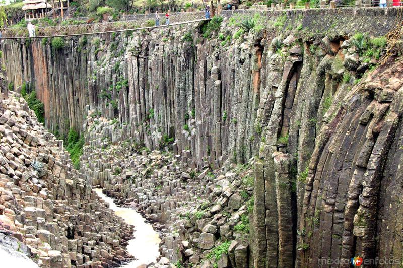 Fotos de Huasca de Ocampo, Hidalgo, México: Prismas Basálticos