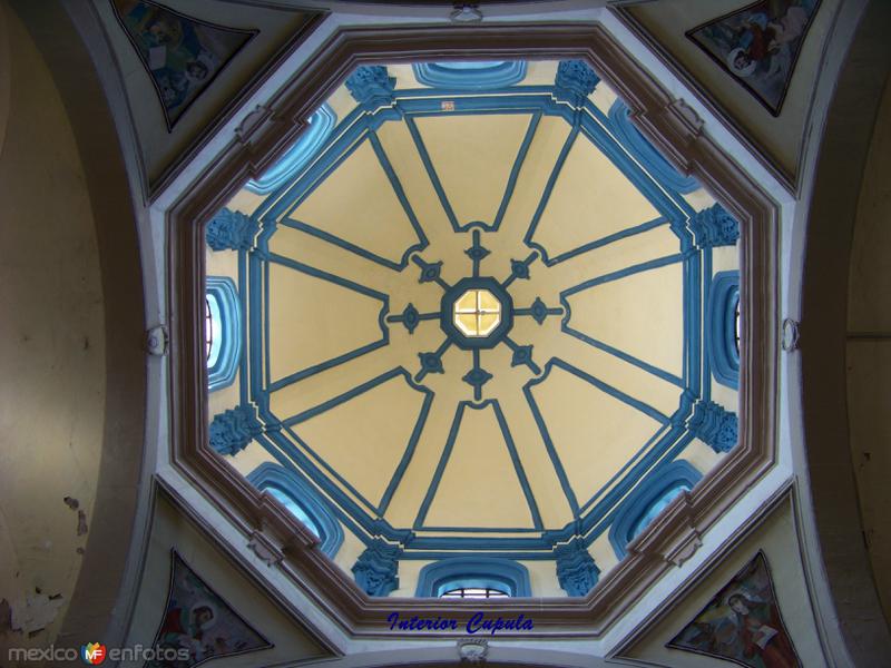 Interior de la Cupula Iglesia de la Purisima Concepción