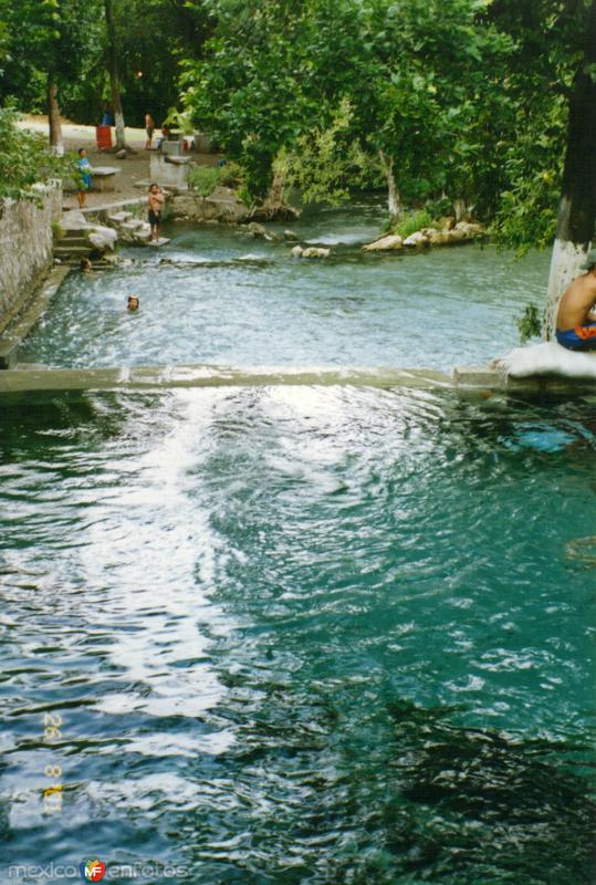 Manatial de aguas termales "Las Huertas". Estado de Morelos