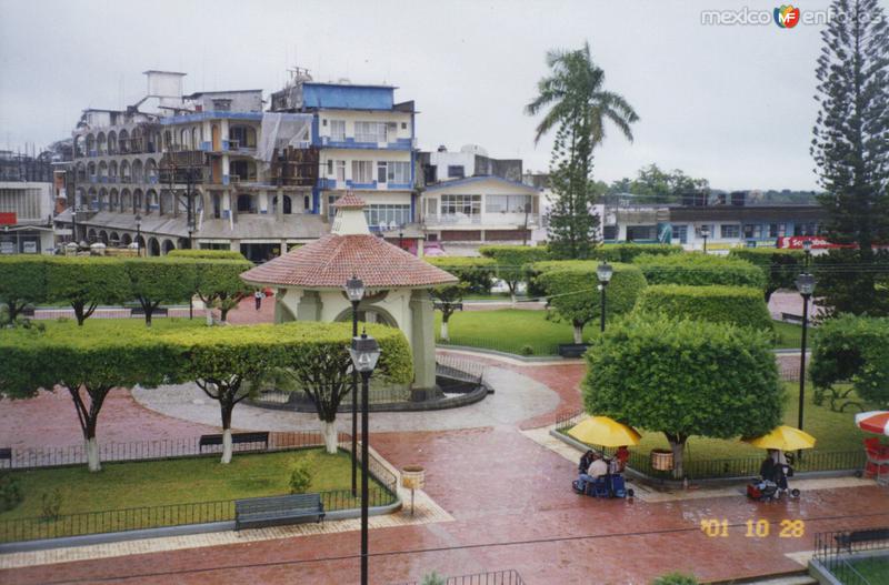 Plaza principal de la ciudad de Acayucan, Veracruz