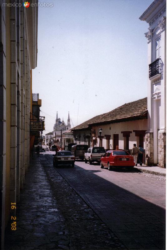 Calle del centro de Comitán, Chiapas