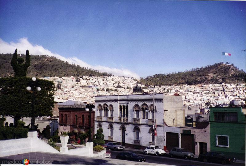 Edificios coloniales y la ciudad de Pachuca de Soto, Hidalgo