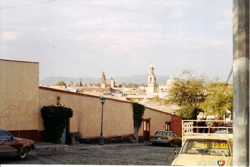 Centro de la ciudad desde el museo de la muerte. San Juán del Río, Querétaro