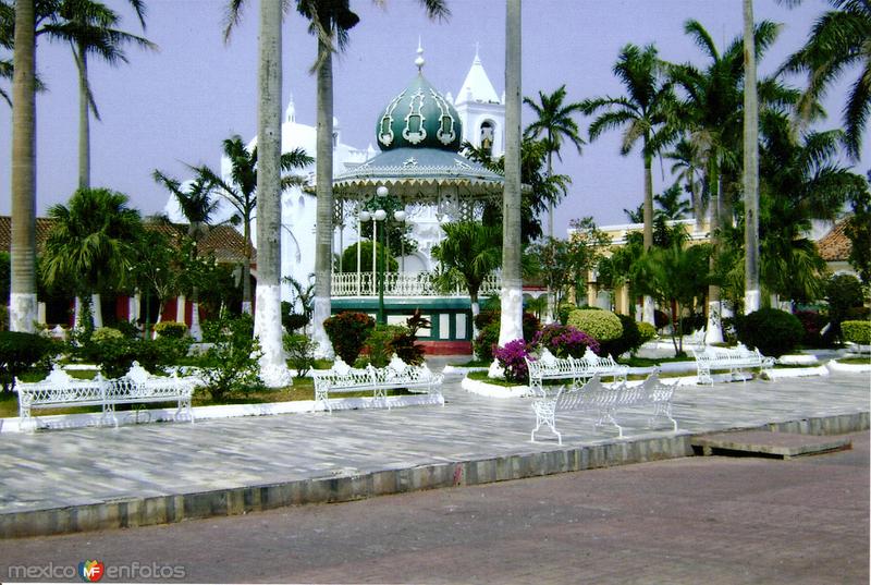 Zócalo de la ciudad de Tlacotalpan, Veracruz