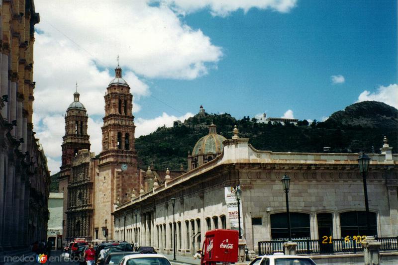 La Catedral (1729) y el cerro de la Bufa. Zacatecas. Junio/2002