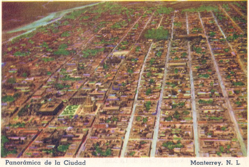 Vista aérea de Monterrey