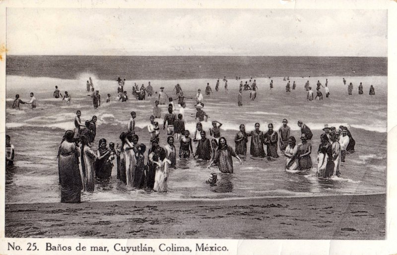 Baños de Mar, en Cuyutlán