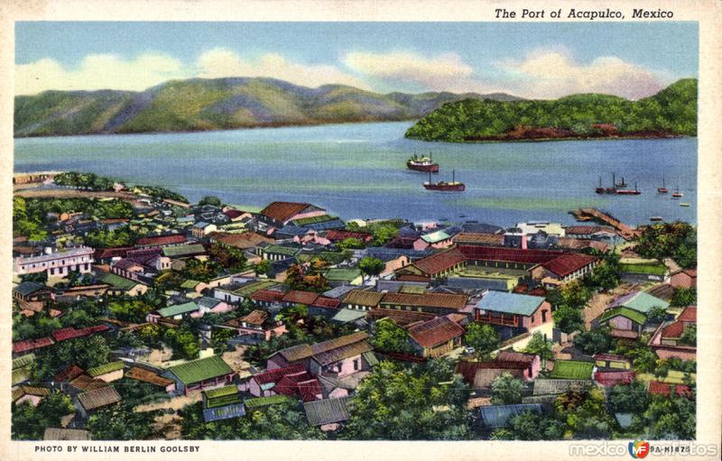 Vista del puerto de Acapulco