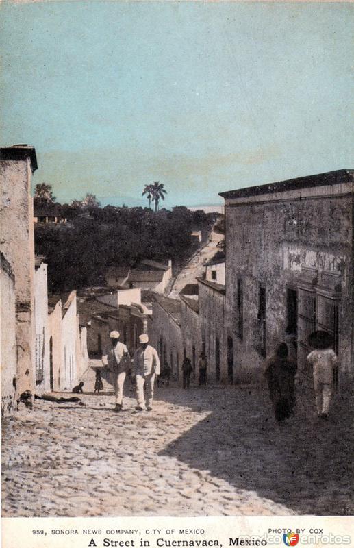 Una calle en Cuernavaca