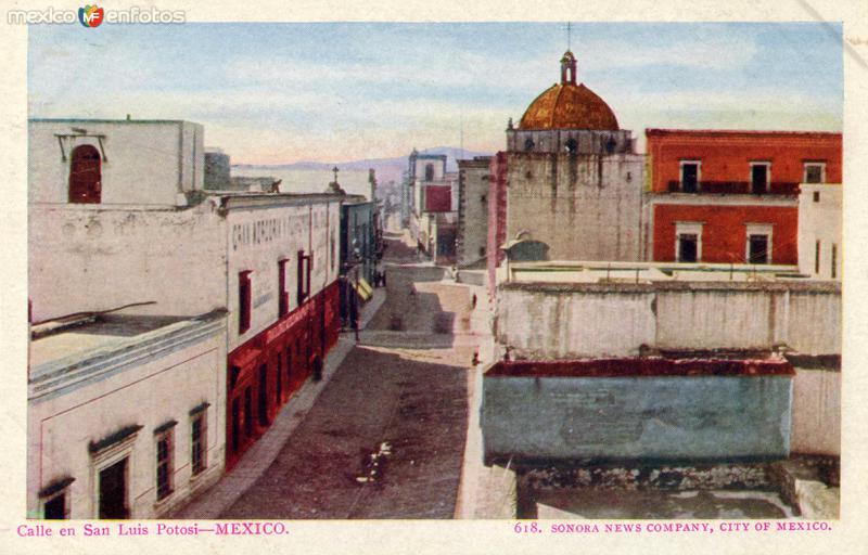 Calle en San Luis Potosí