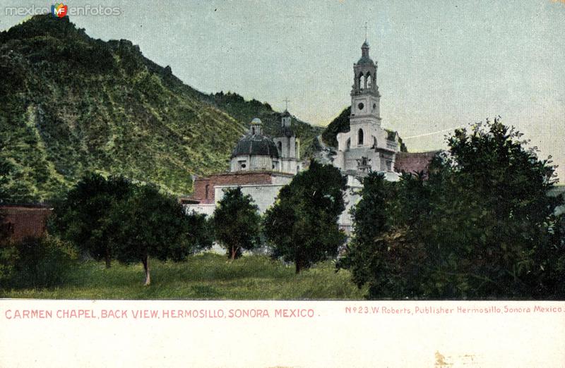 Vista anterior de la Iglesia del Carmen