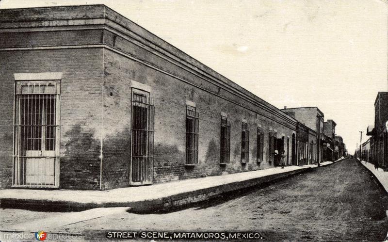 Una calle de Matamoros