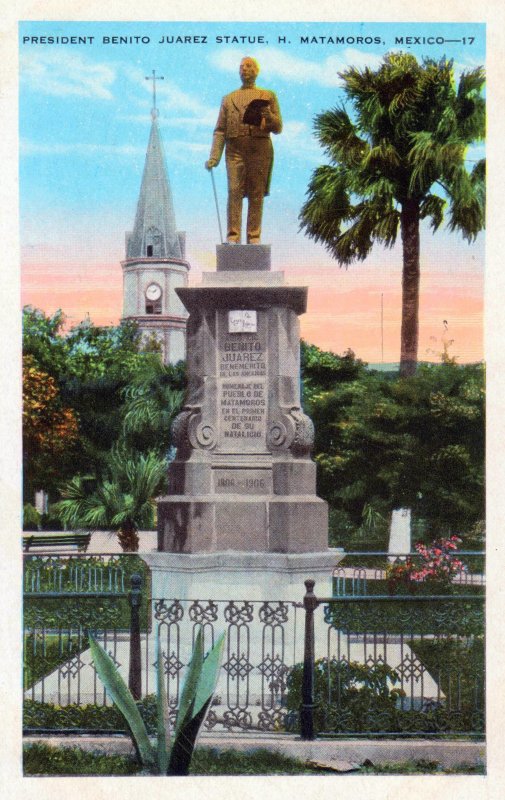 Monumento a Benio Juárez, Plaza de Armas y torre de la Catedral