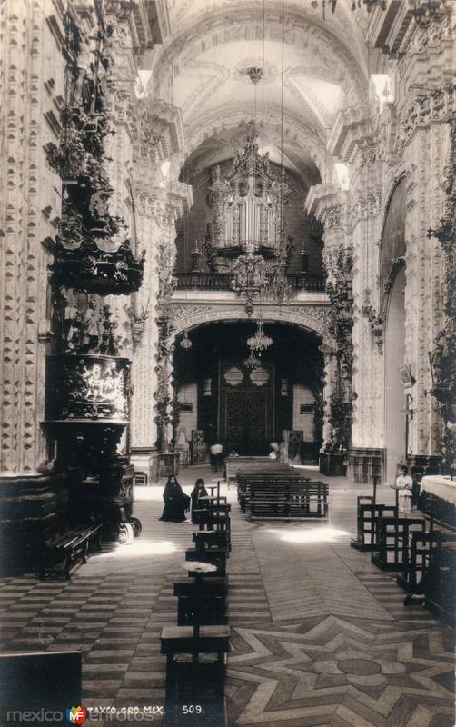 Interior de la Iglesia de Santa Prisca