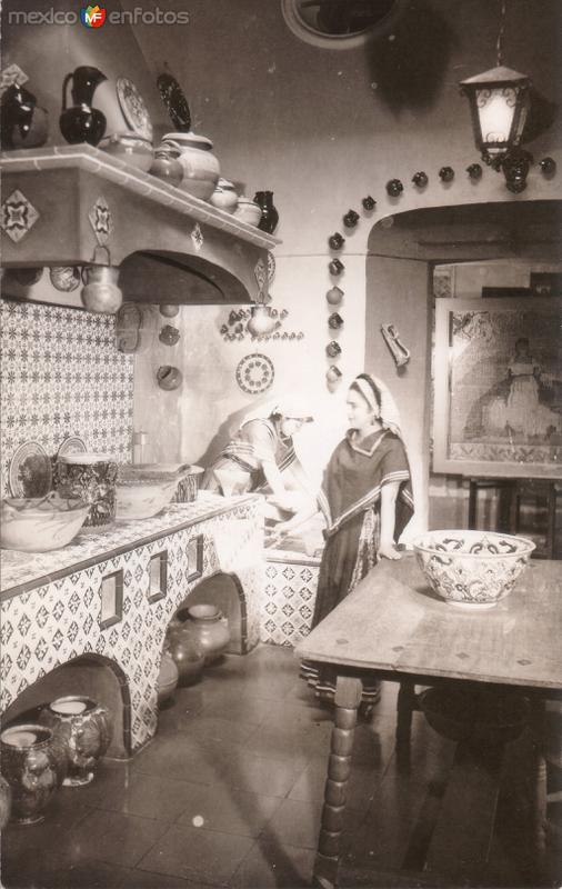 Cocina típica en la Casa Figueroa