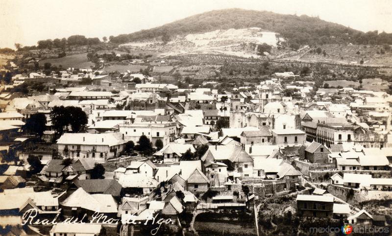 Vista panorámica de Real del Monte