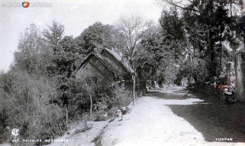 Paisaje típico en Tizapán