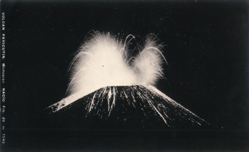 Erupción del Volcán Paricutín