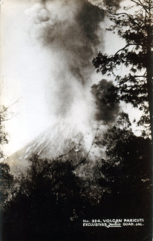 Erupción del Volcán Paricutín