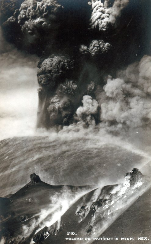 Erupción del Volcán Paricutín