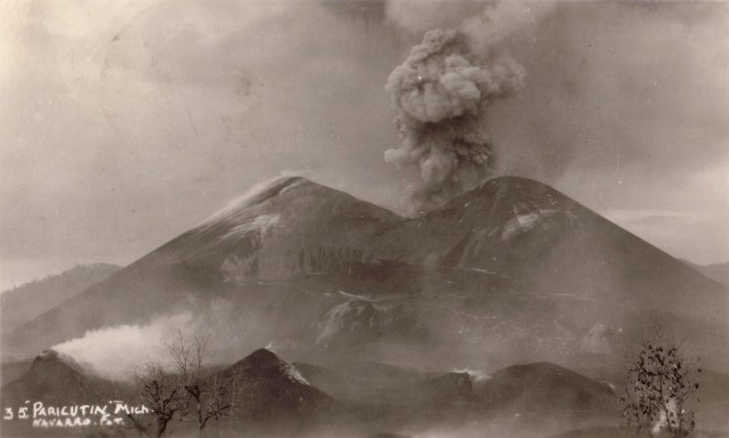 Erupción del Volcán Paricutín