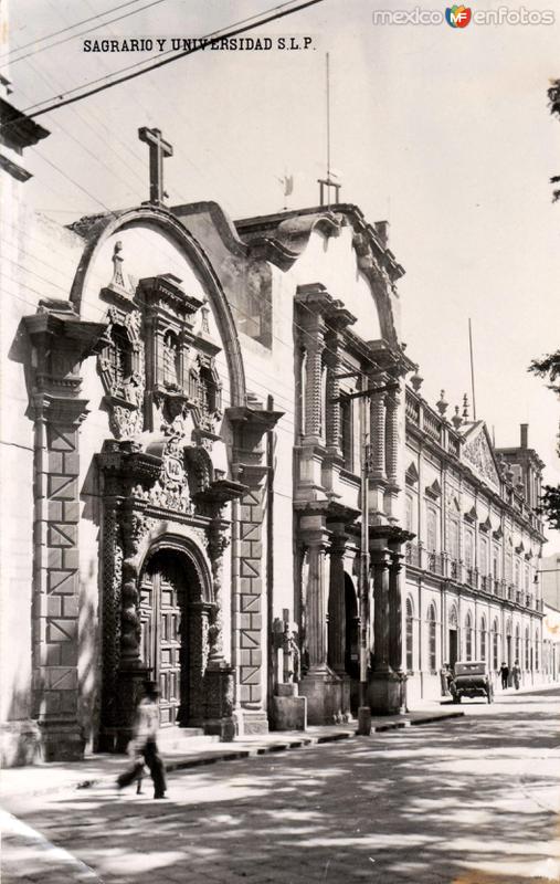 Sagrario y Universidad de San Luis Potosí