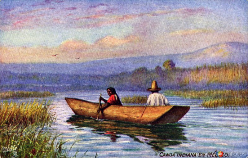 Indígenas del lago de Pátzcuaro
