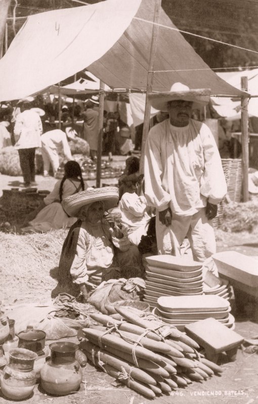 Vendedor de molcajetes y ollas