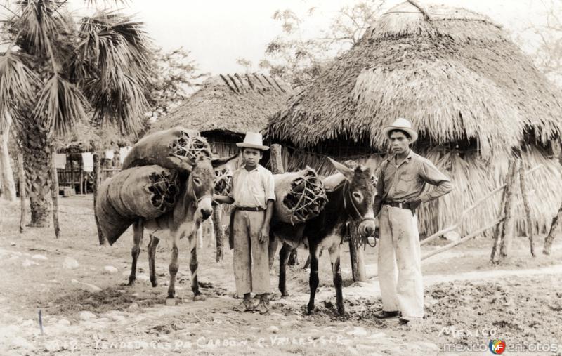 Vendedores de carbón en Ciudad Valles