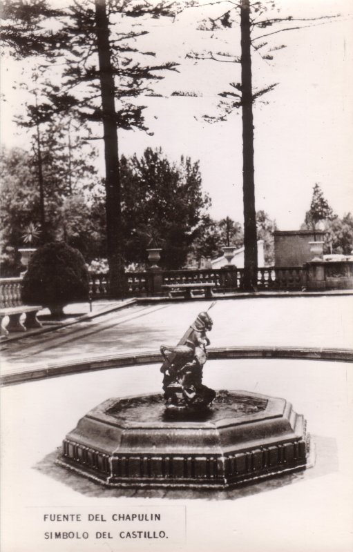 Fuente del Chapulín. Símbolo del Castillo de Chapultepec