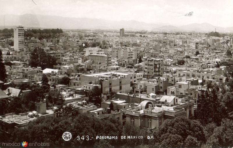 Vista Panorámica de la Ciudad de México