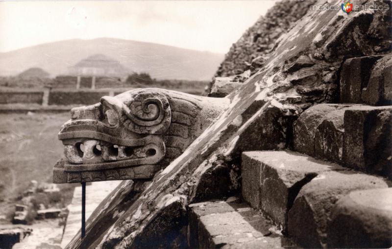 Detalle del Templo de Quetzalcoatl