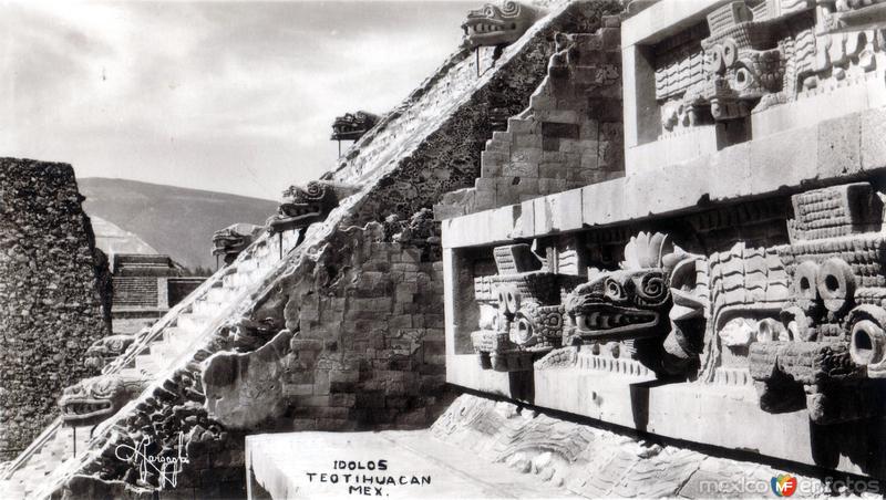 Detalle del Templo de Quetzalcoatl