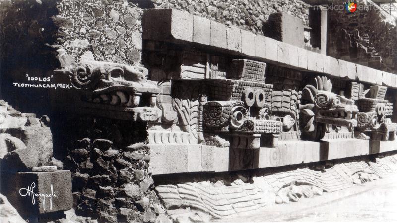 Detalle del Templo de Quetzalcoatl